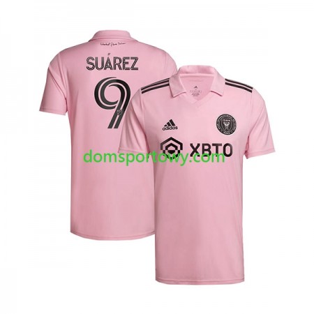 Koszulka Inter Miami Luis Suarez 9 Domowe Koszulki Piłkarskie 2023-2024 Krótki Rękaw
